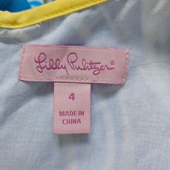 LILLY PULITZER Delia Shift Dress Resort White Joe Fish - Picture 8 of 10